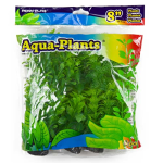 PENN PLAX Műnövény 20,3cm szett 6db  három fajta zöld növény kettesével