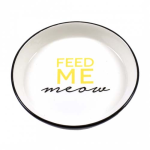 DUVO+ Kerámia etetőtál Feed Me Meow 13,8cm